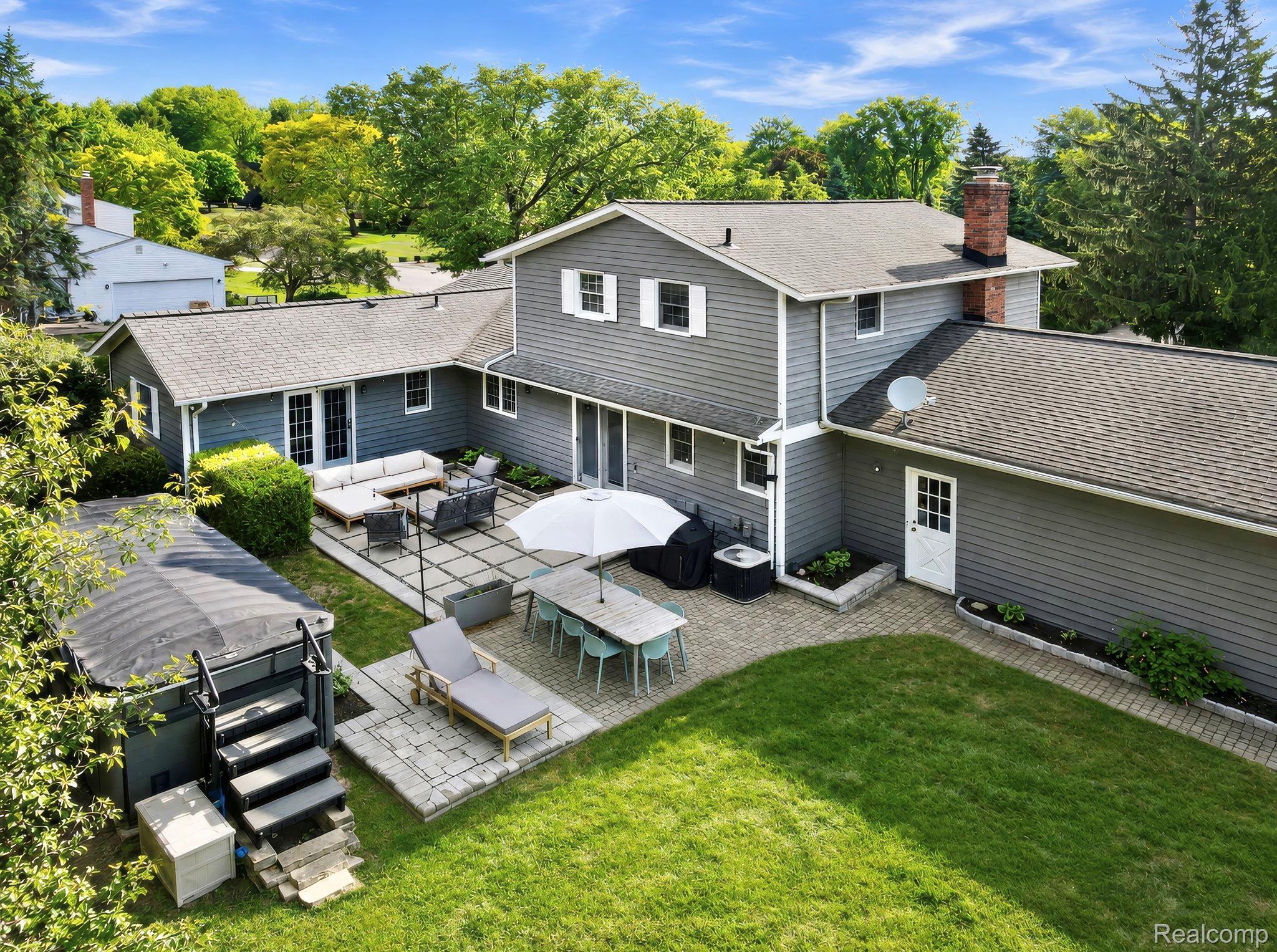 5330 Aintree Road Rochester, MI 48306 - Photo 2 of 42 Great patio space - swim spa excluded from sale