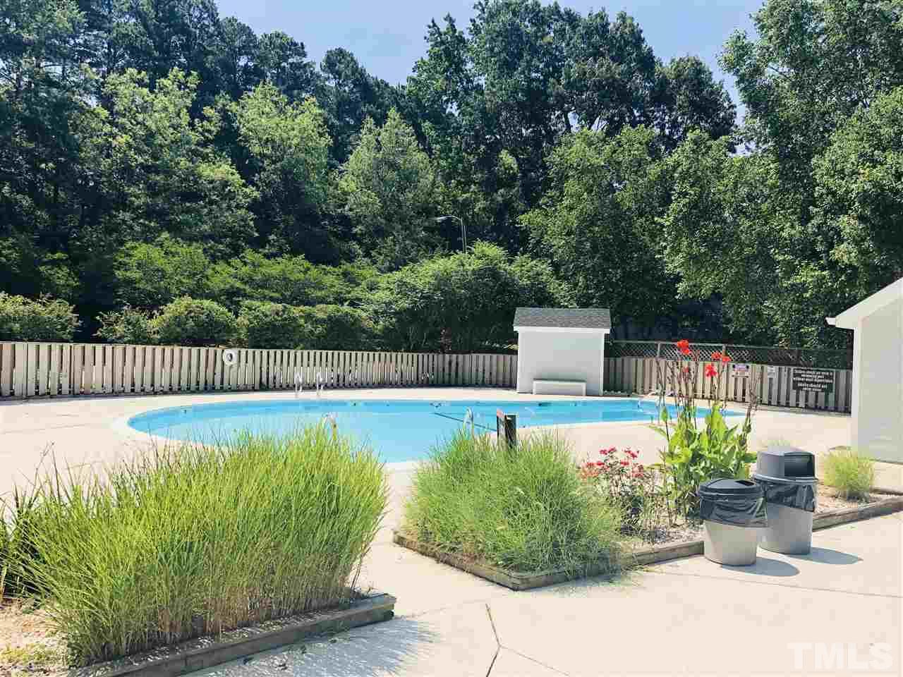 5863 Branchwood Road Raleigh, NC 27609 - Photo 30 of 30 a view of a backyard with plants