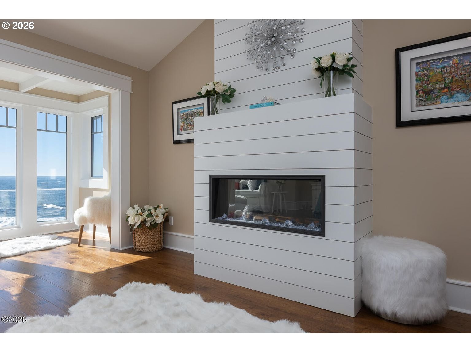 520 Cove Point Depoe Bay, OR 97341 - Photo 15 of 43 a living room with furniture and a fireplace