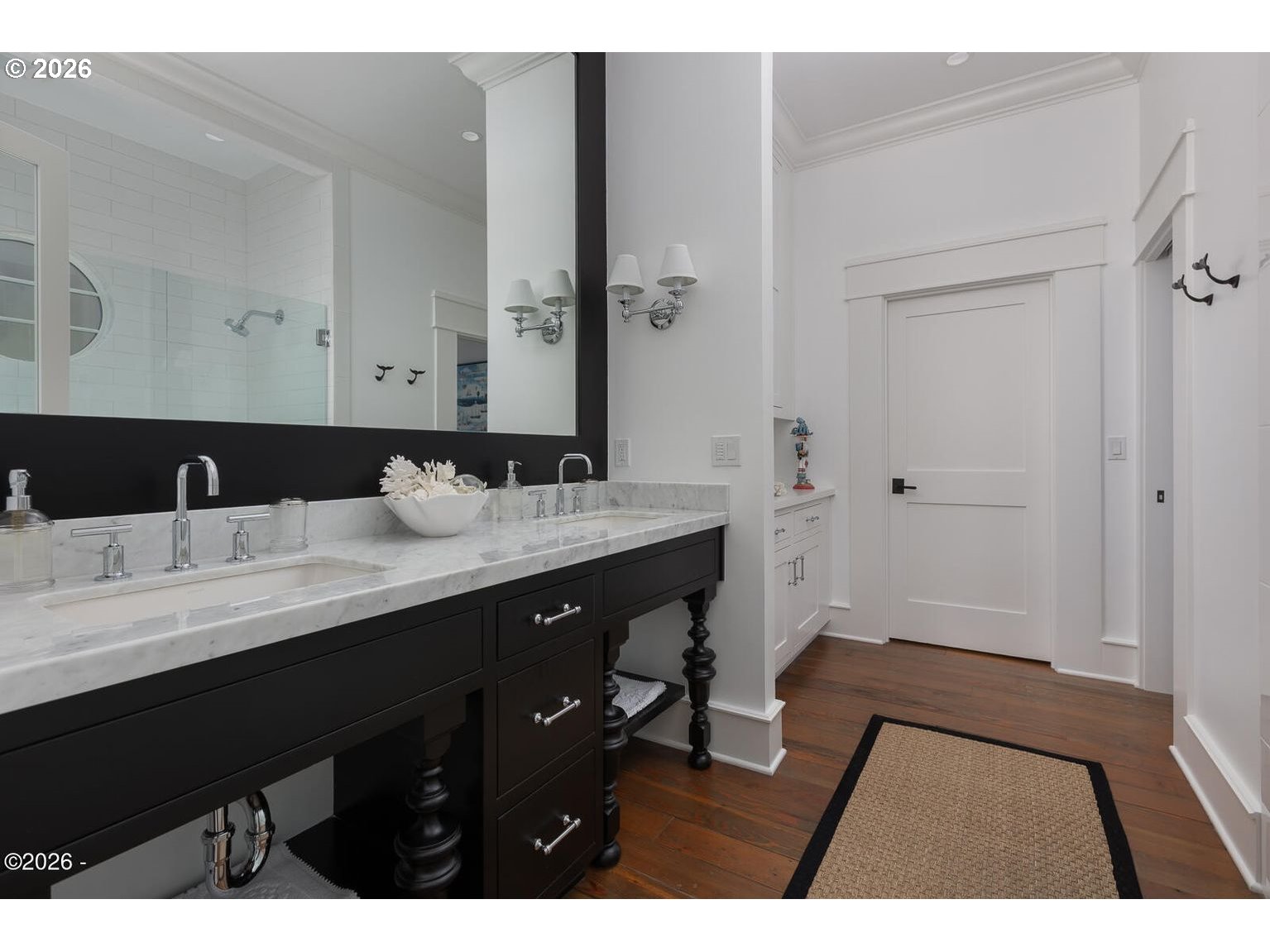 520 Cove Point Depoe Bay, OR 97341 - Photo 22 of 43 a bathroom with a sink and a mirror