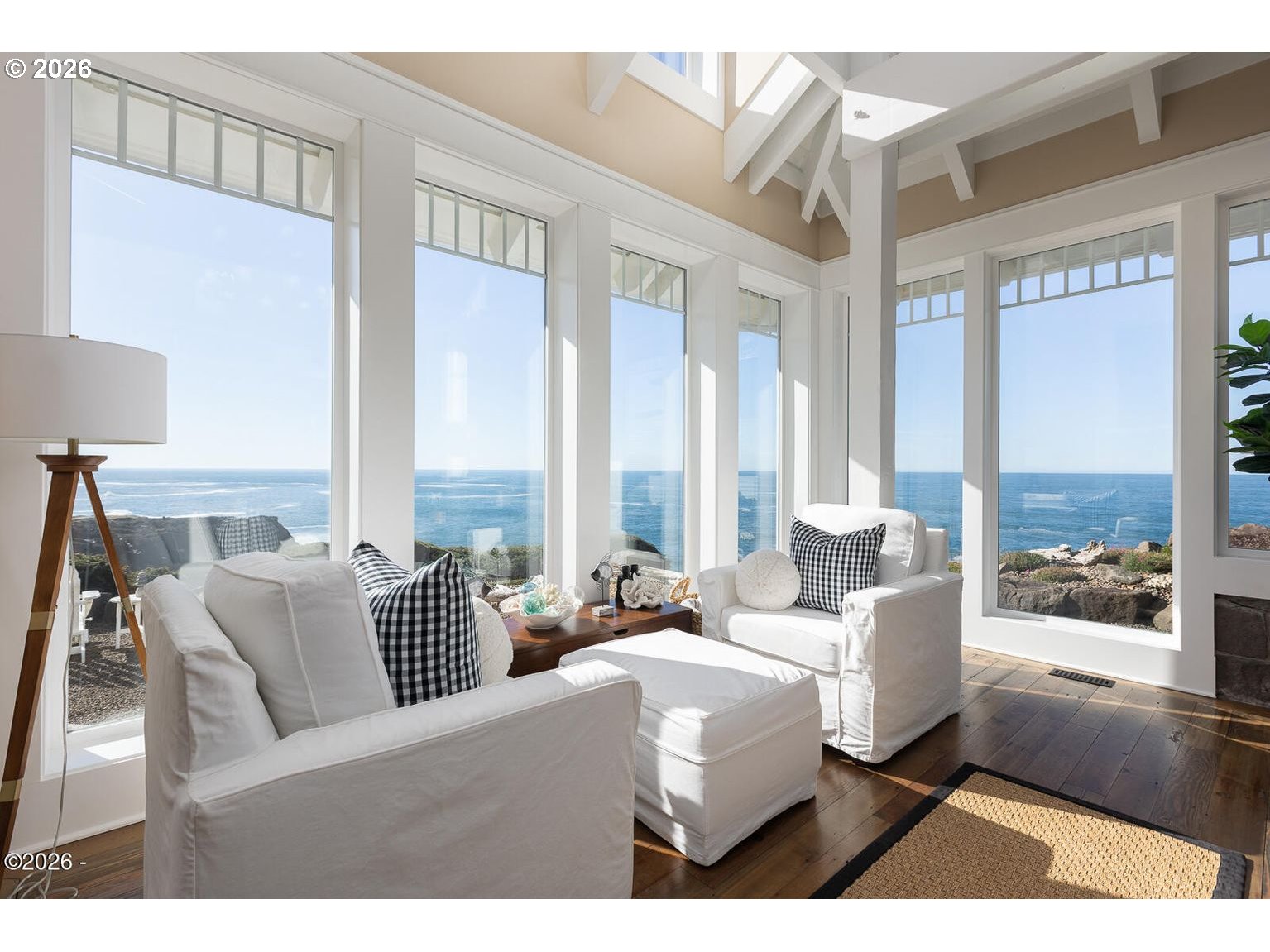 520 Cove Point Depoe Bay, OR 97341 - Photo 4 of 43 a living room with furniture and a large window