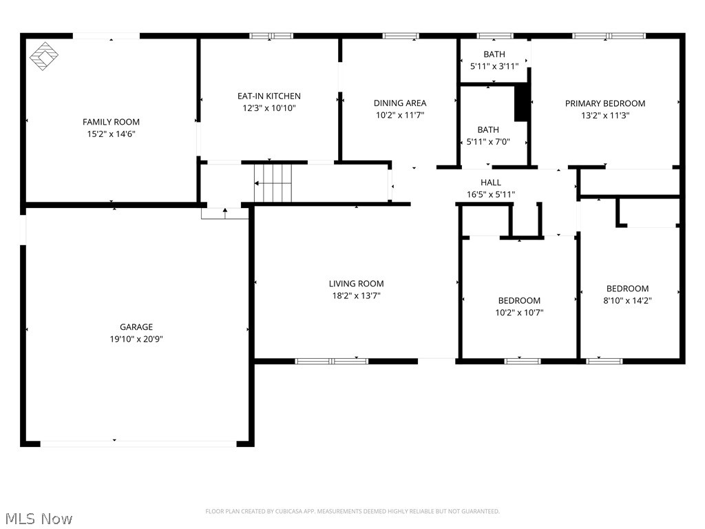5239 Cadwallader-Sonk Road Fowler, OH 44418 - Photo 31 of 32 Main floor floor plan