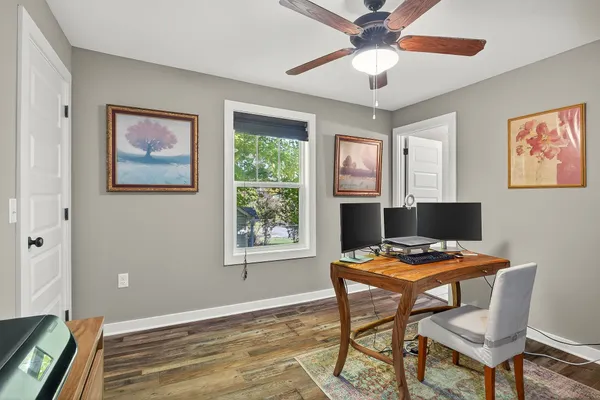 a outdoor room with furniture and window