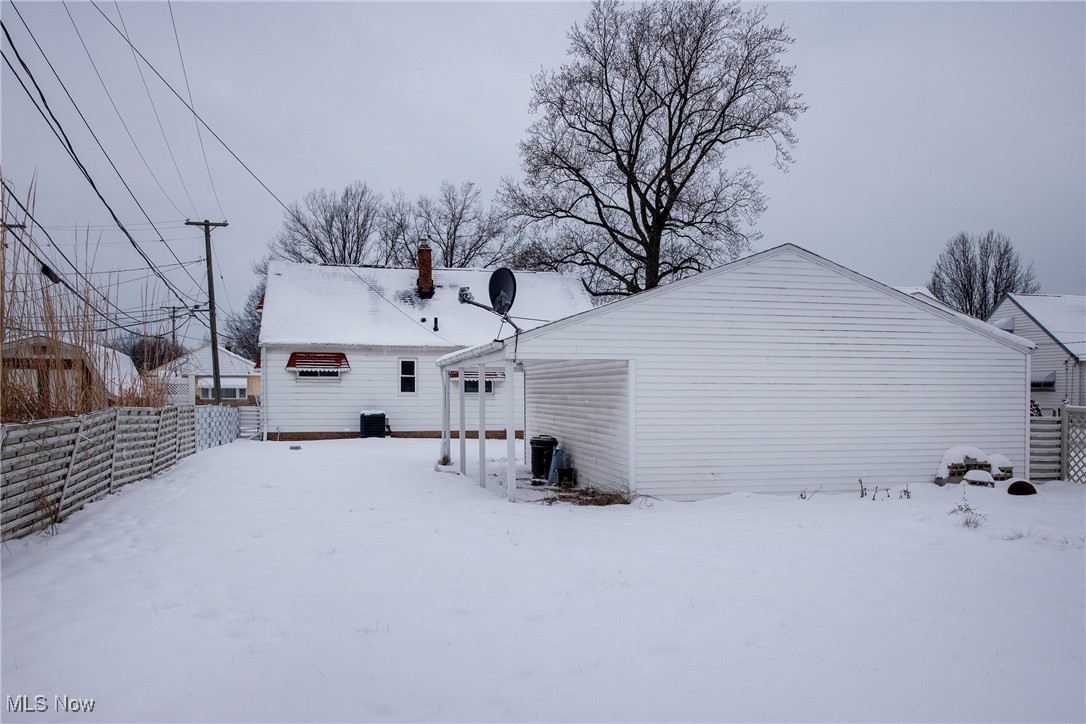 767 Glenhurst Road Willowick, OH 44095 - Photo 40 of 42 View of snow covered rear of property