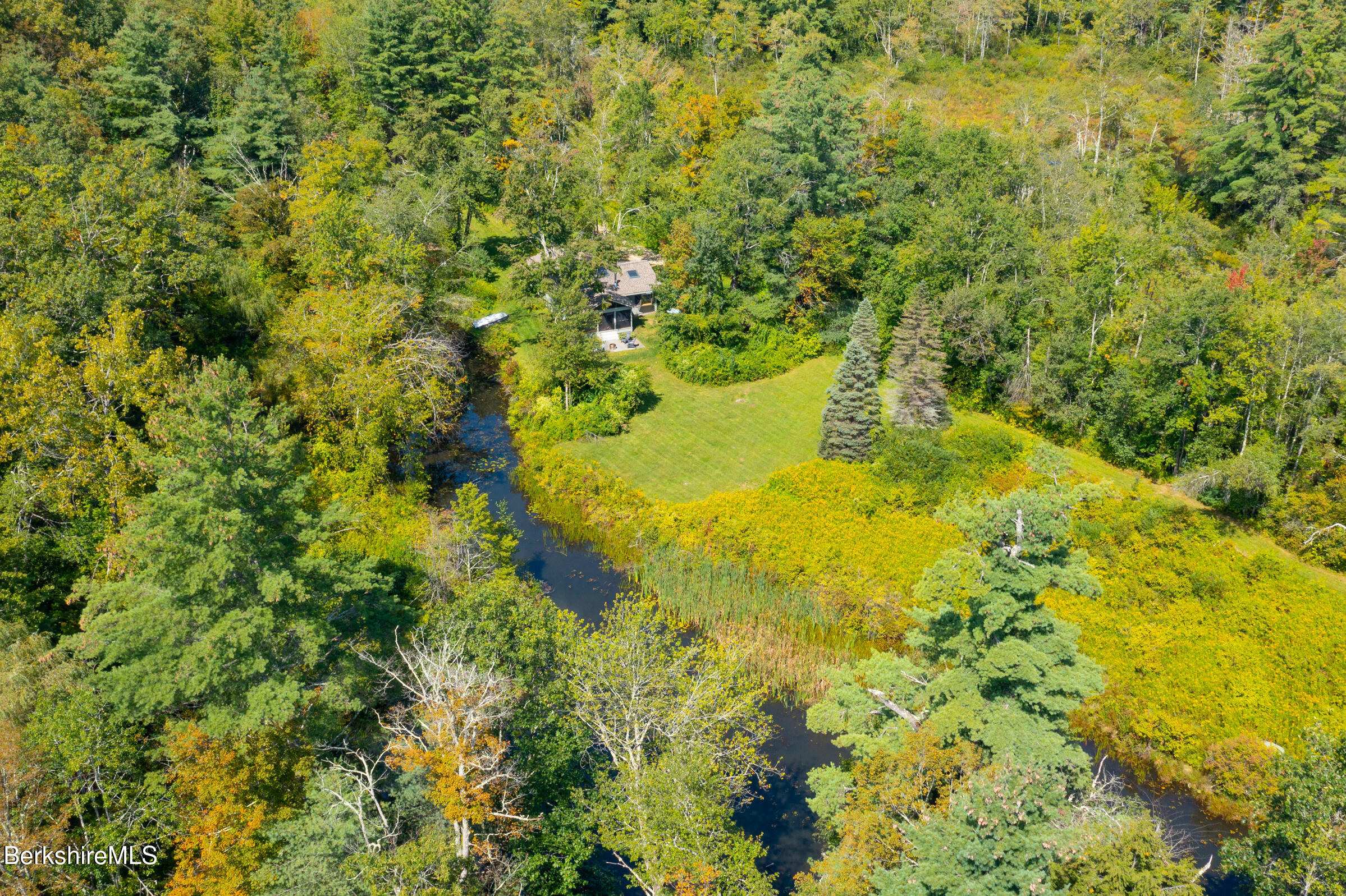 10 Phelps Road Monterey, MA 01245 - Photo 40 of 45 a view of a big yard with lots of bushes