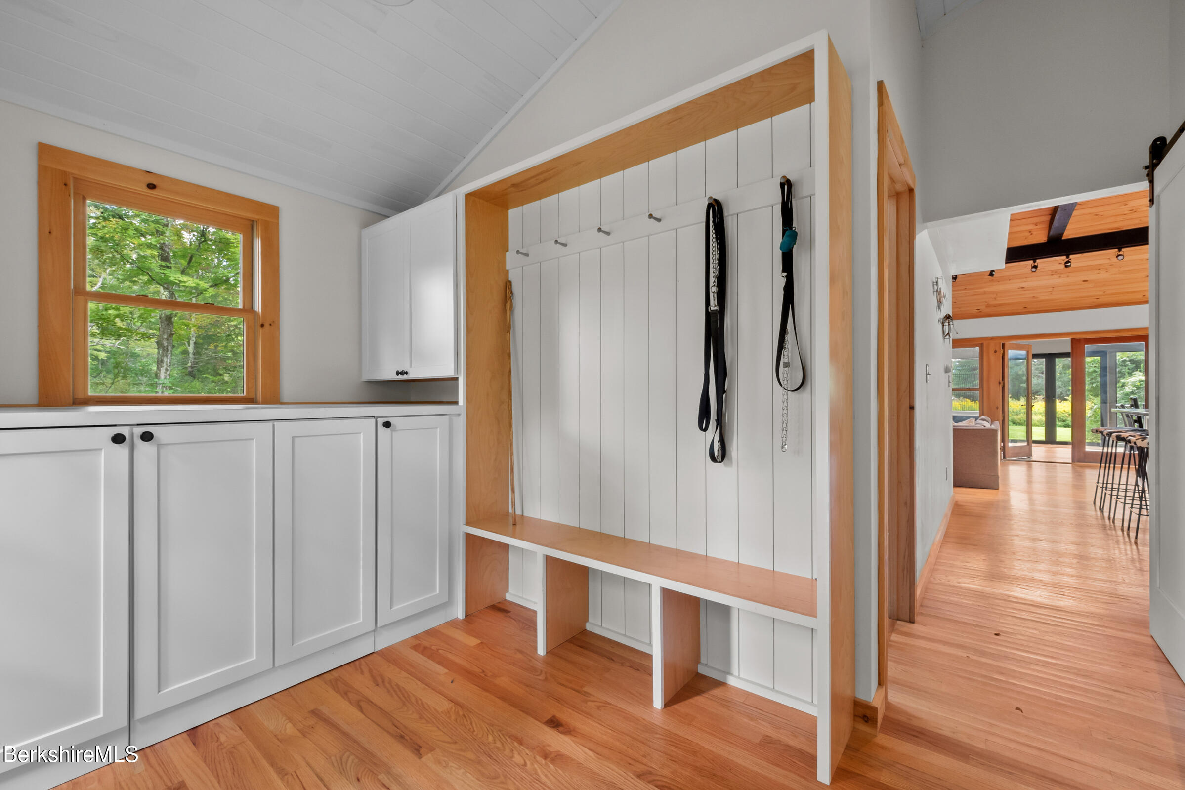 10 Phelps Road Monterey, MA 01245 - Photo 10 of 45 a view of a hallway with wooden floor and entryway