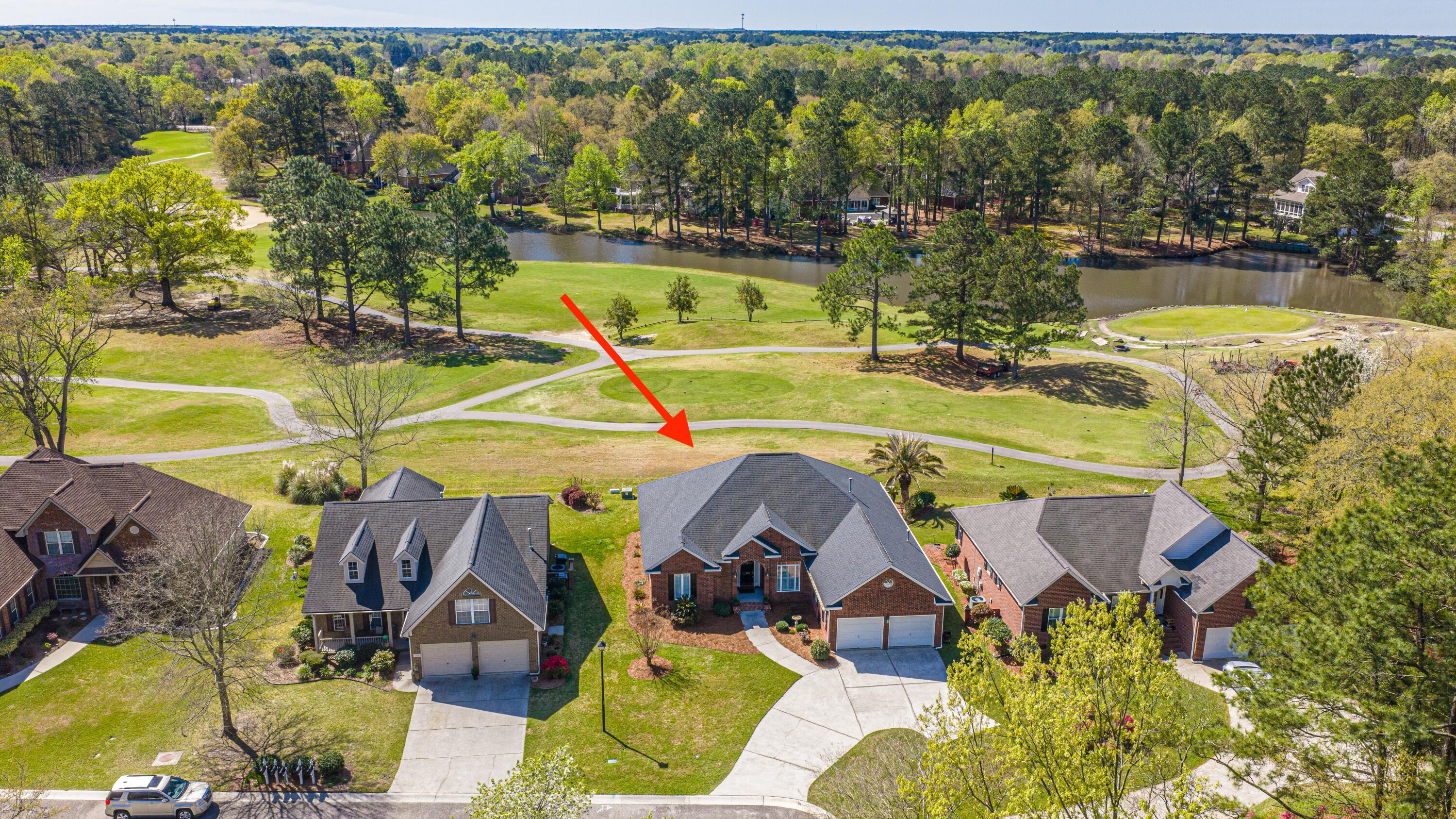 104 Sutton Lane Goose Creek, SC 29445 - Photo 4 of 40 Aerial Showing Golf Course