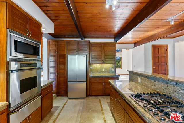 a view of a building from a balcony