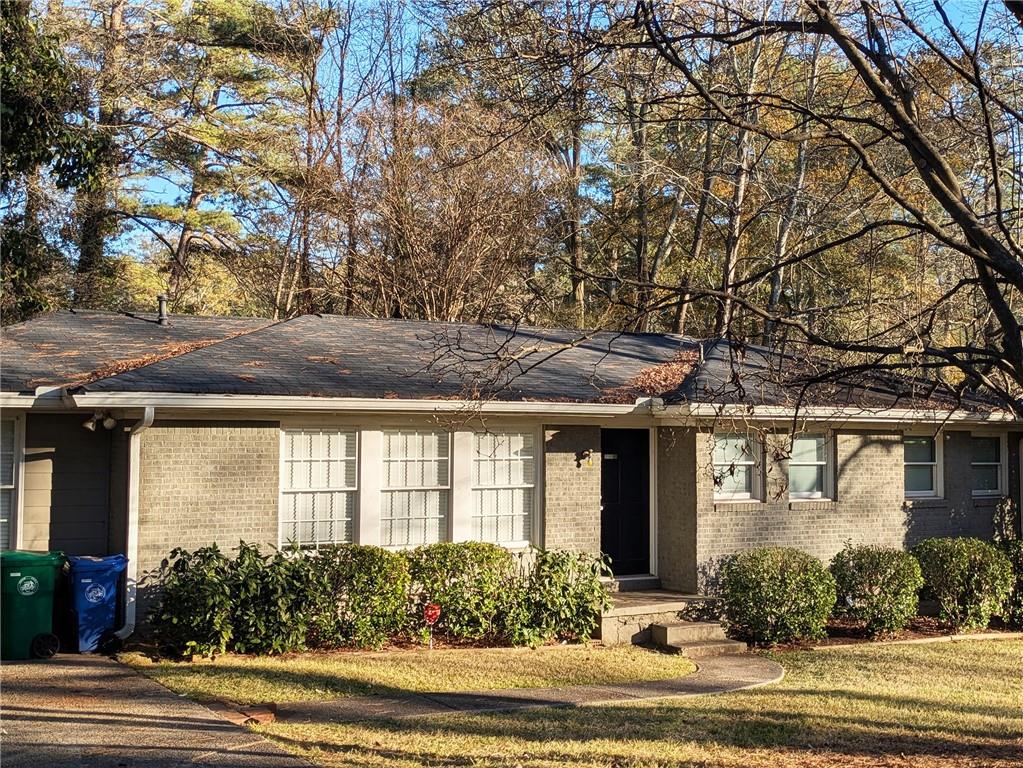 front view of a house with a porch