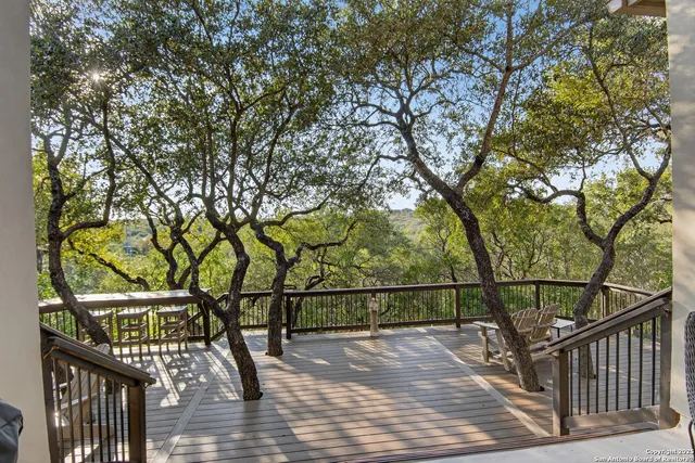 a view of outdoor space and deck