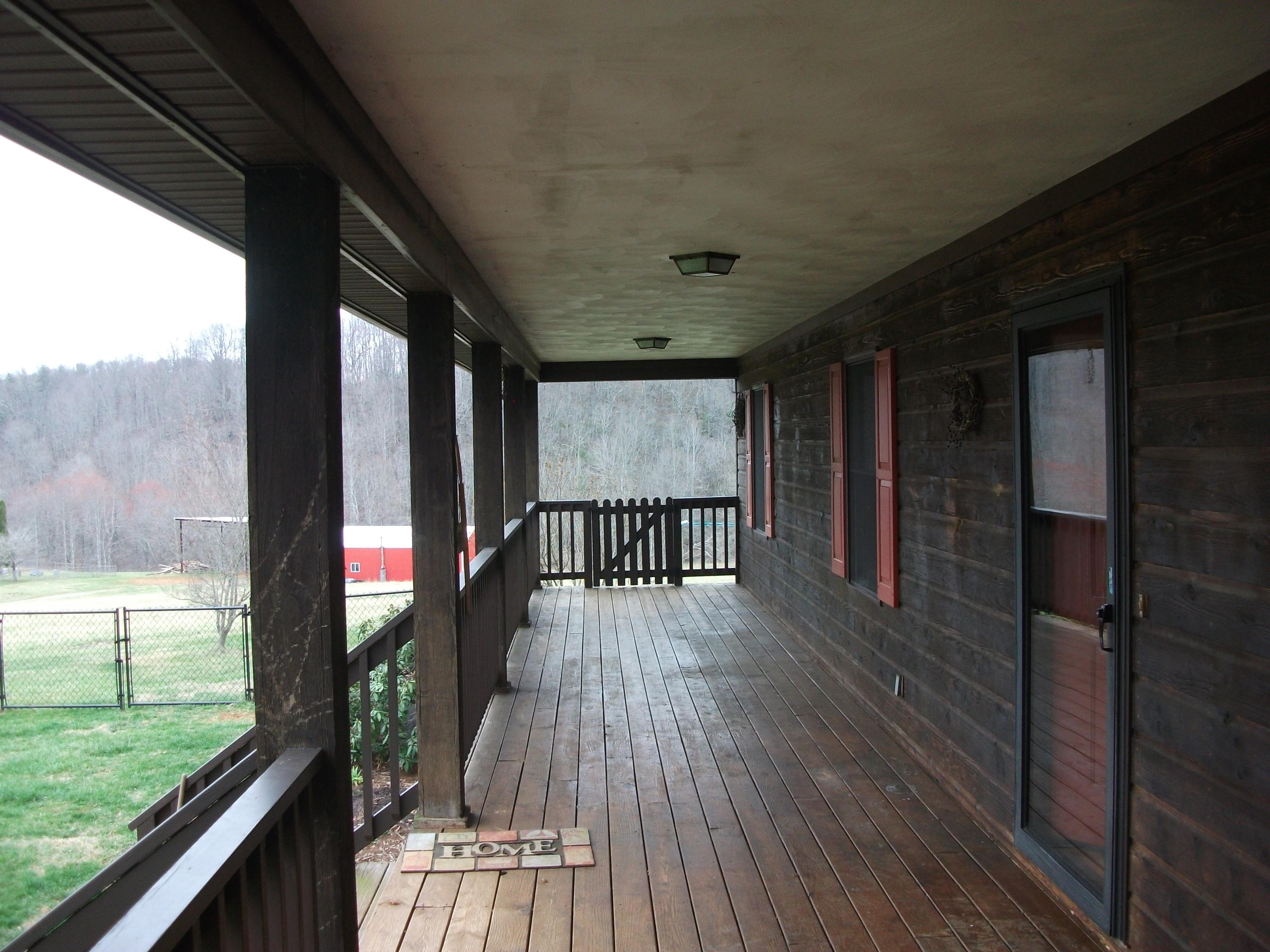 726 Swenfield Road Callaway, VA 24067 - Photo 23 of 40 a view of a balcony with wooden floor