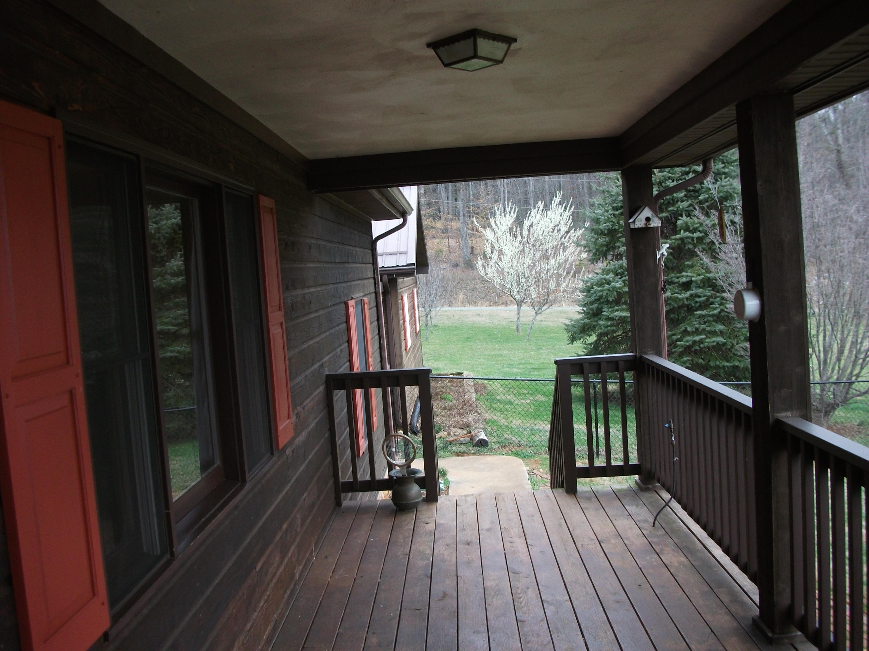 726 Swenfield Road Callaway, VA 24067 - Photo 24 of 40 a view of outdoor space with deck and wooden floor