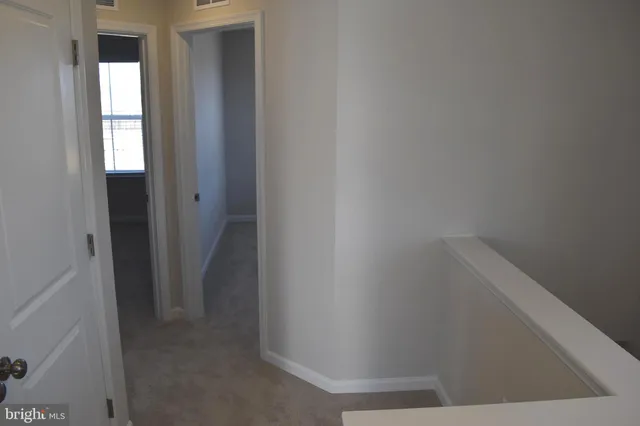 a view of hallway with window