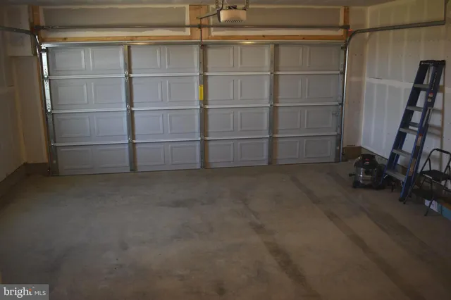 a view of a closet with storage area