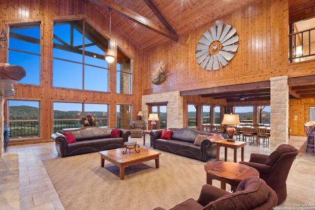 a view of a yard of a house