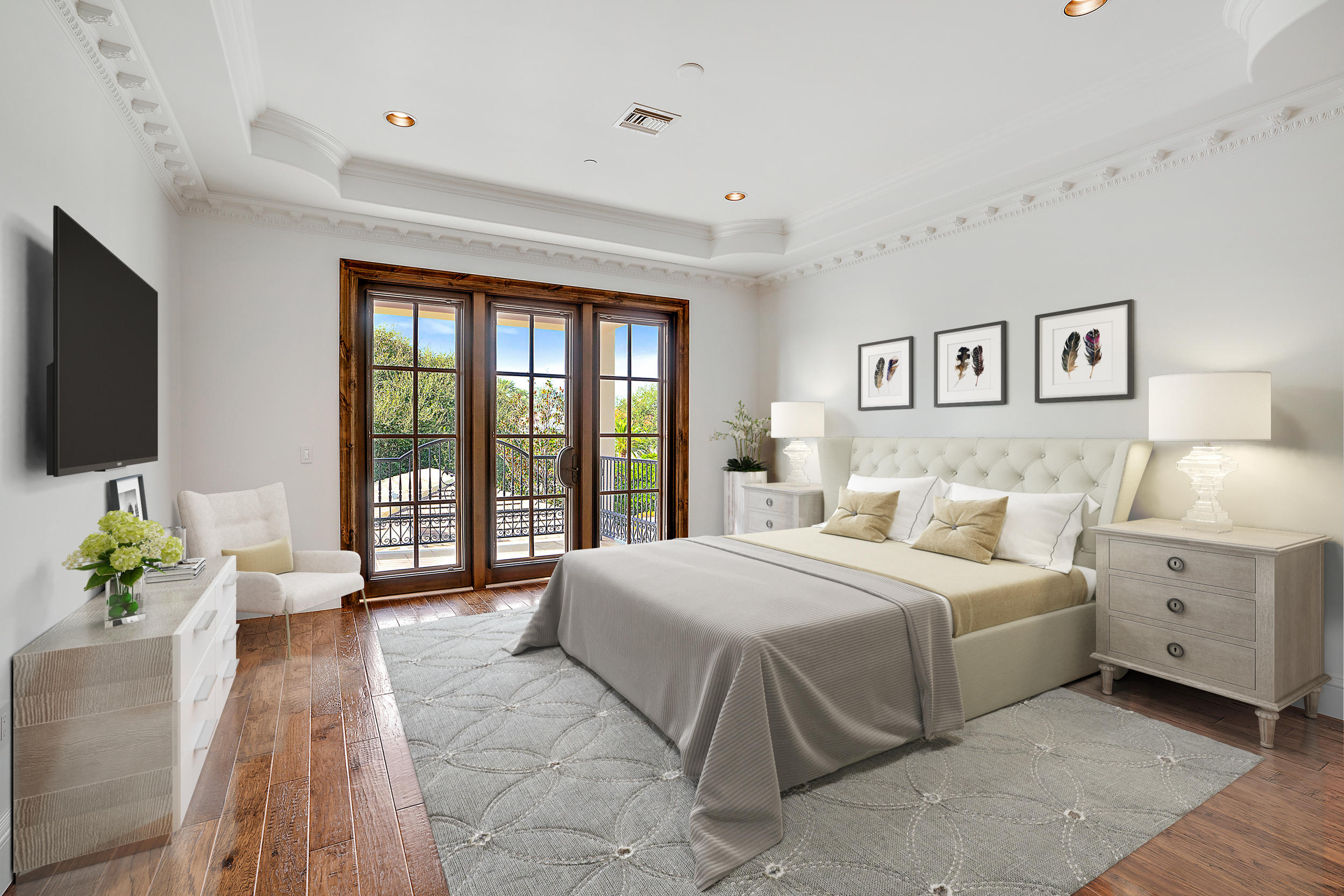 494 Mariner Drive Jupiter, FL 33477 - Photo 9 of 41 Virtually Staged Guest Bedroom