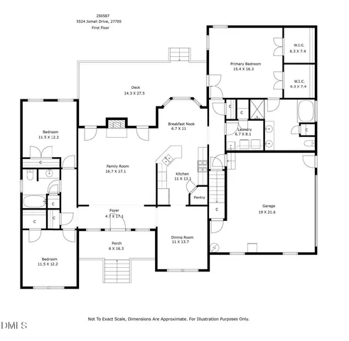$850,000 | 5524 Jomali Drive, Durham, NC 27705