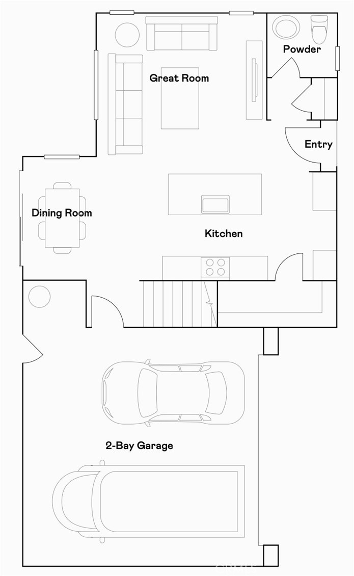1285 Galaxy Way Rialto, CA 92376 - Photo 16 of 17 Residence 2 - level 1 floorplan