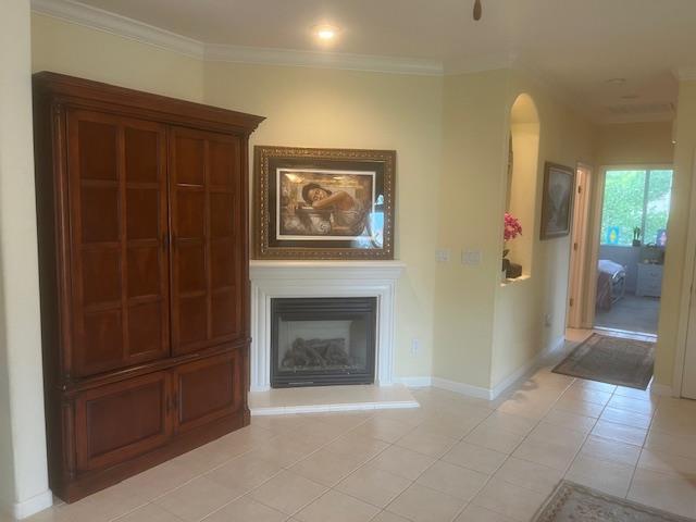 812 Vía Rosa Los Banos, CA 93635 - Photo 10 of 18 an entryway with a fireplace