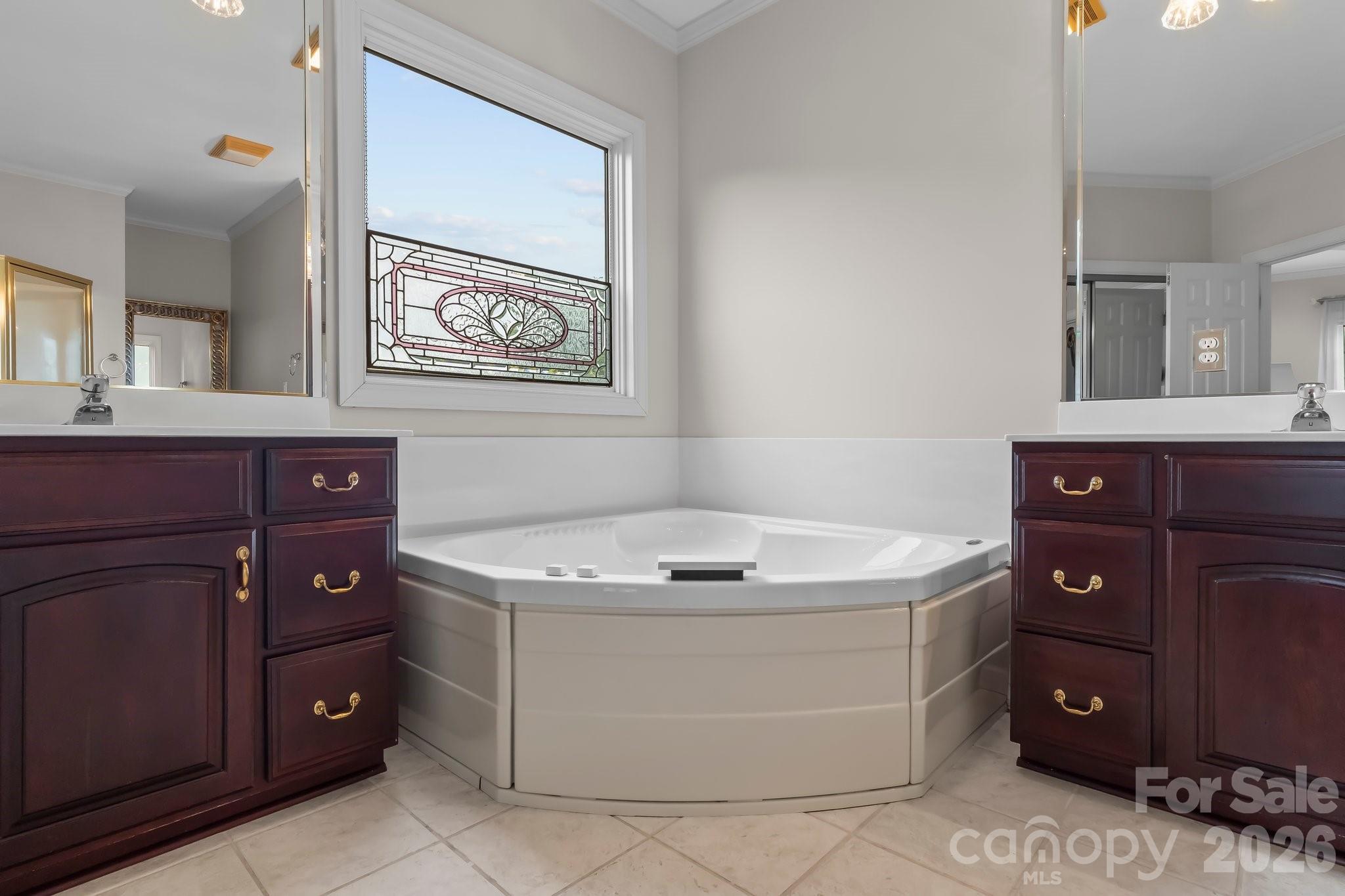 221 Windemere Isle Road Statesville, NC 28677 - Photo 14 of 42 a bathroom with a sink and a mirror