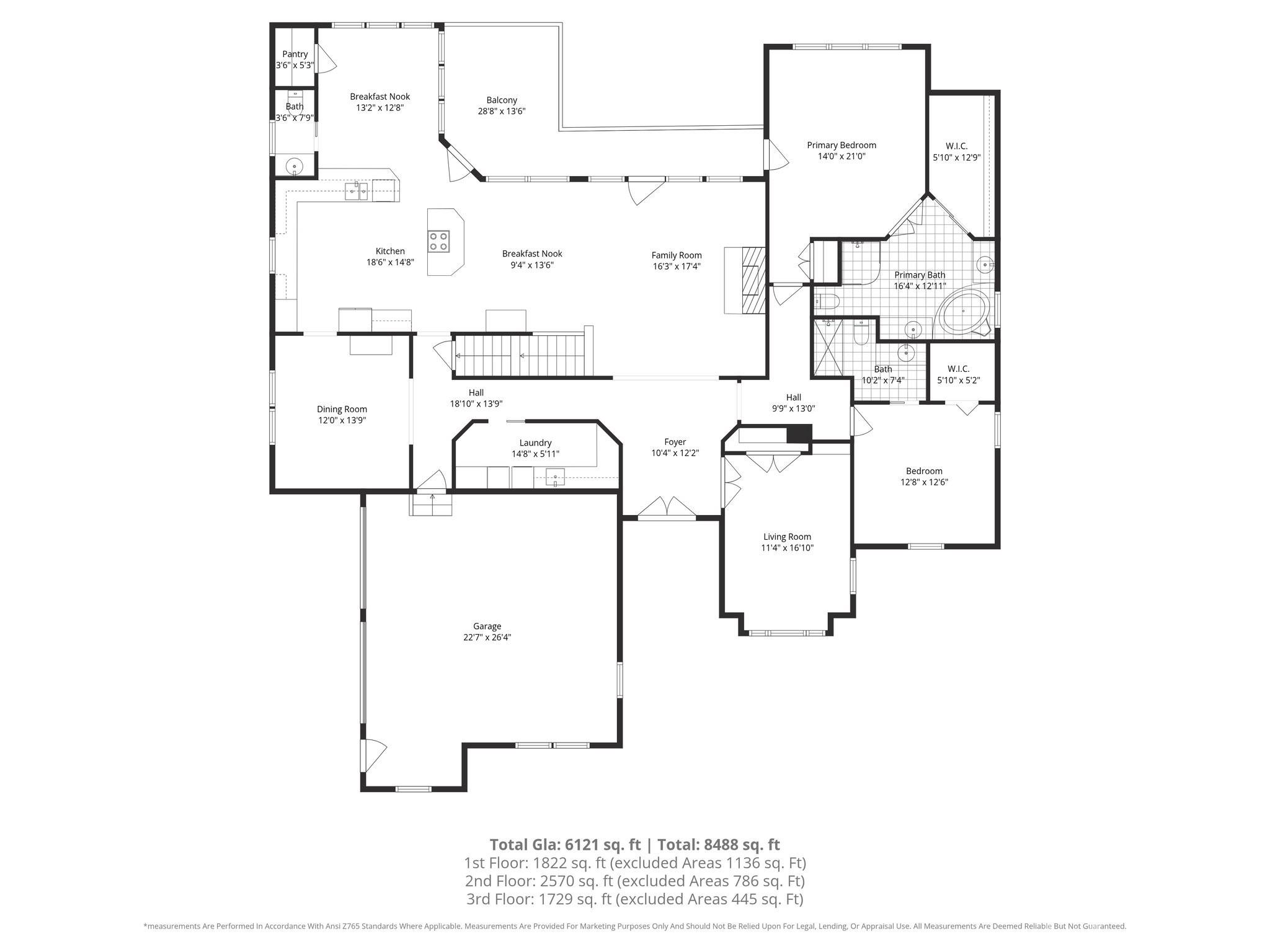 221 Windemere Isle Road Statesville, NC 28677 - Photo 41 of 42 a picture of floor plan