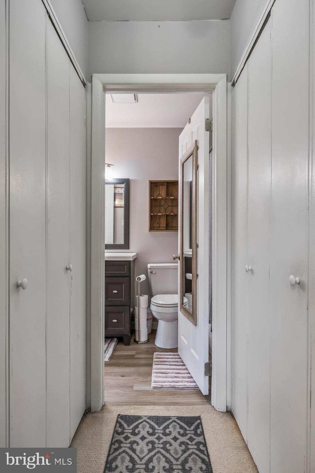 51 Blue Spruce Court Lumberton, NJ 08048 - Photo 17 of 28 a bathroom with a sink and a mirror