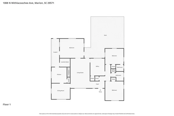 $249,900 | 1008 North Withlacoochee Avenue, Marion, SC 29571
