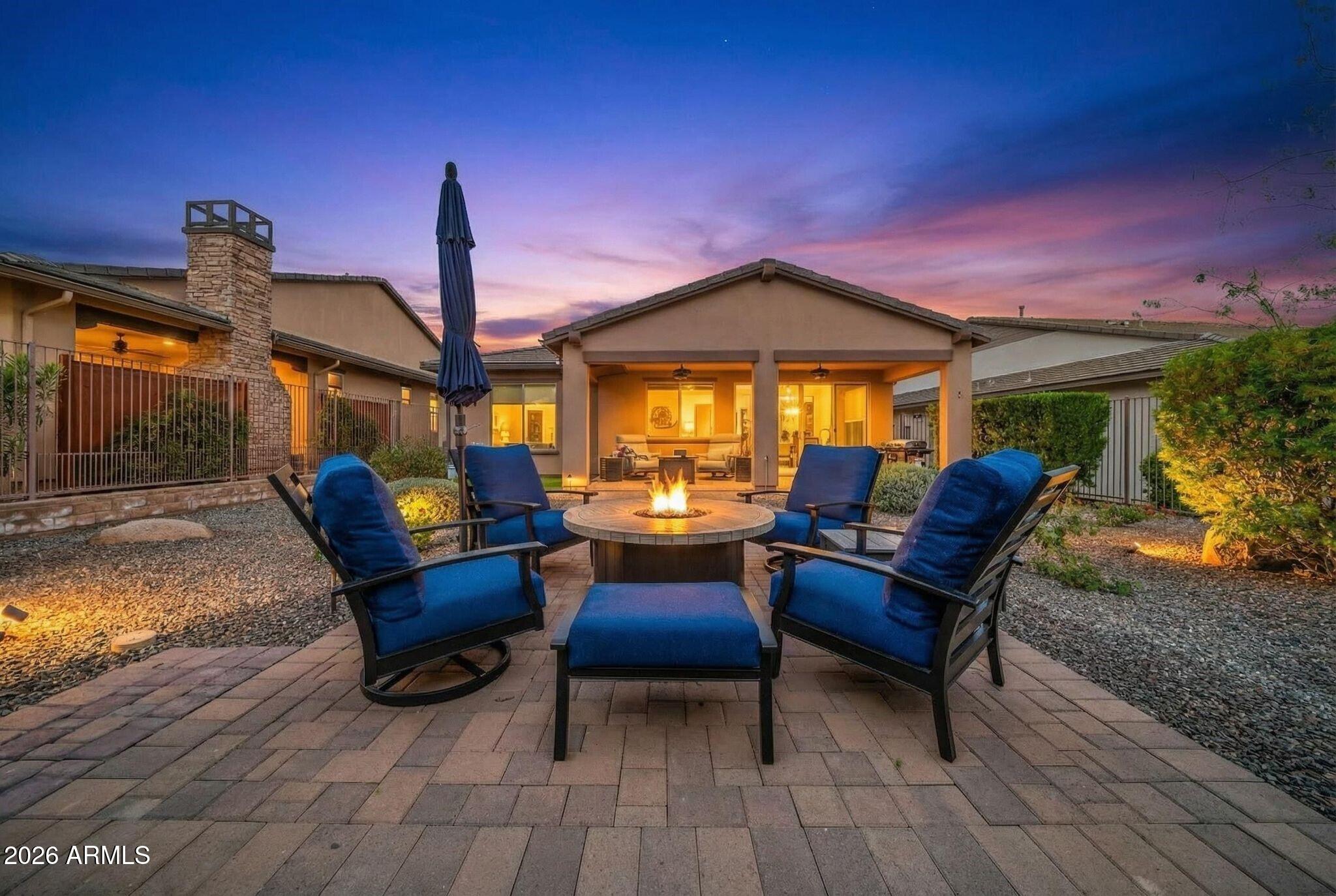 17983 East Vista Desierto Rio Verde, AZ 85263 - Photo 2 of 30 a outdoor space with patio the couches and a potted plant