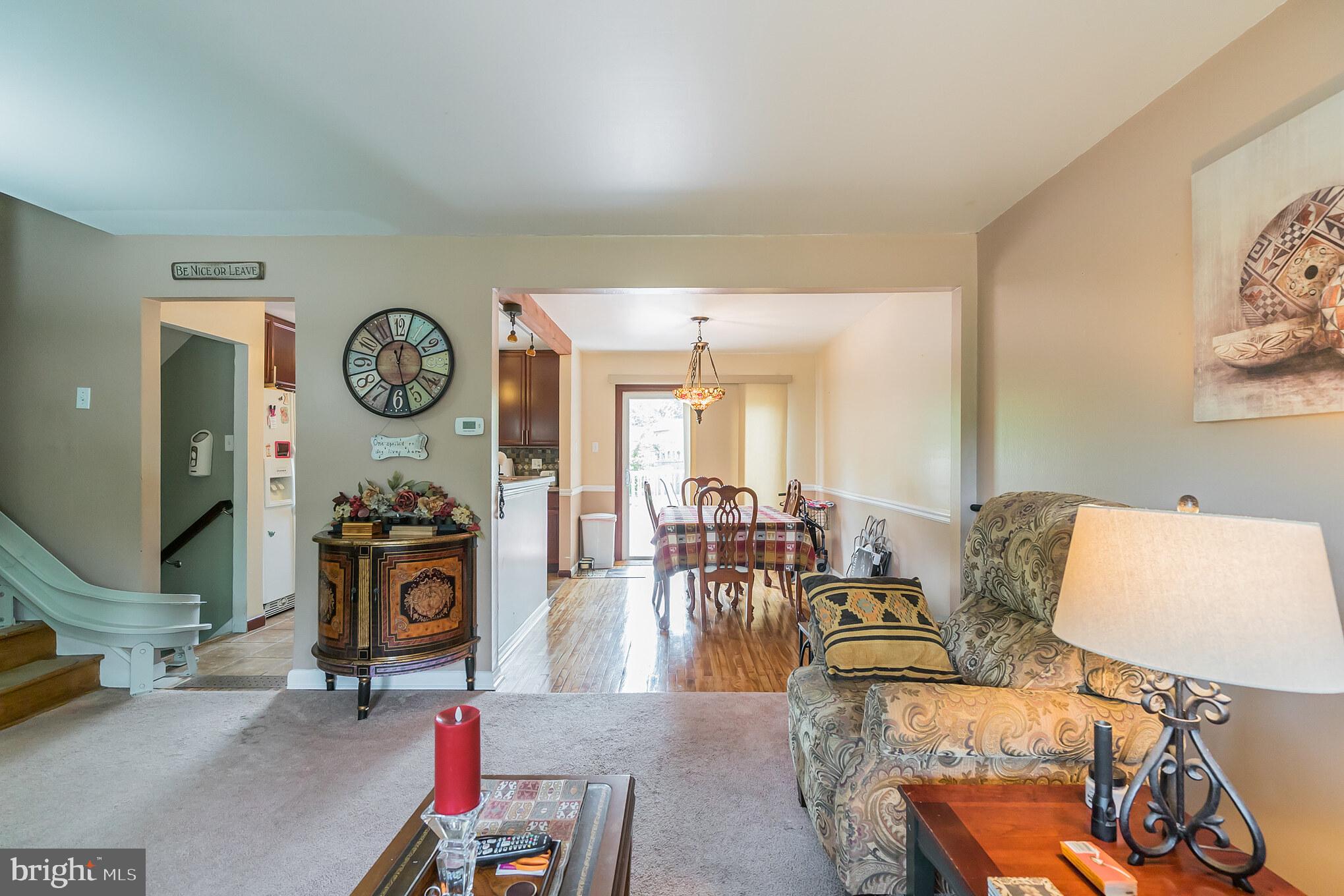 1117 Winding Road Lansdale, PA 19446 - Photo 6 of 37 Living Room with view of Dining Room