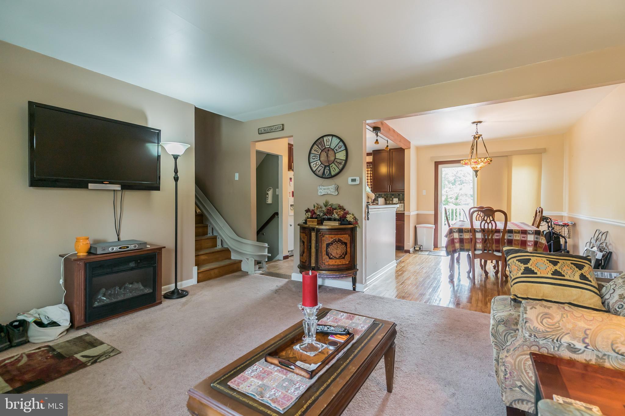 1117 Winding Road Lansdale, PA 19446 - Photo 7 of 37 Living Room with view of Dining Room