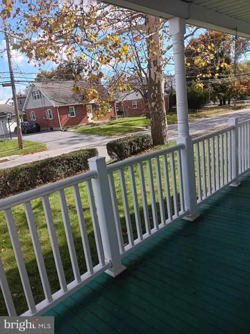 a view of an outdoor space and deck