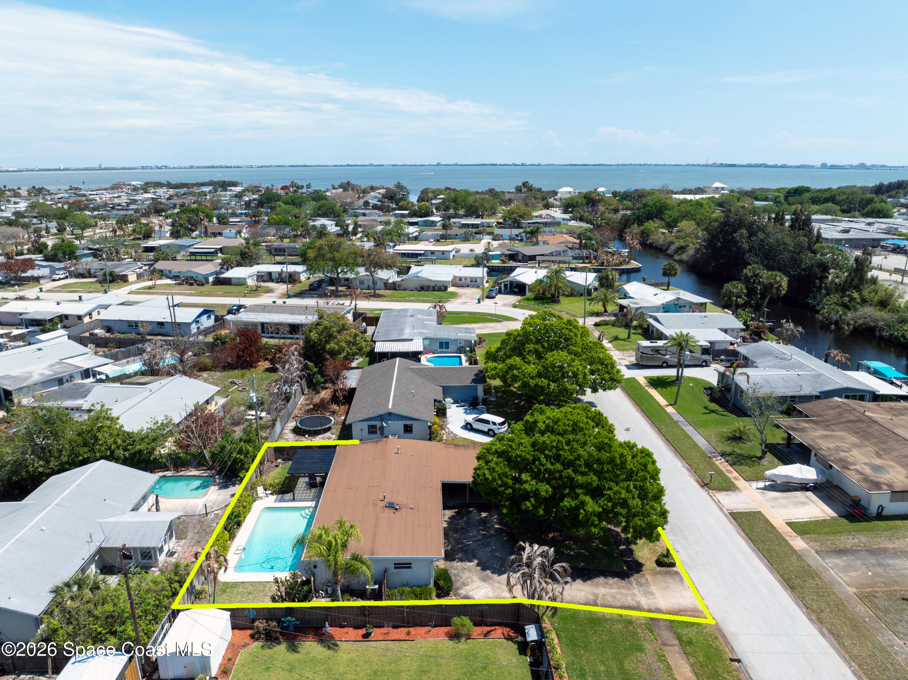 1450 Angler Street Merritt Island, FL 32952 - Photo 6 of 26 Aerial East View
