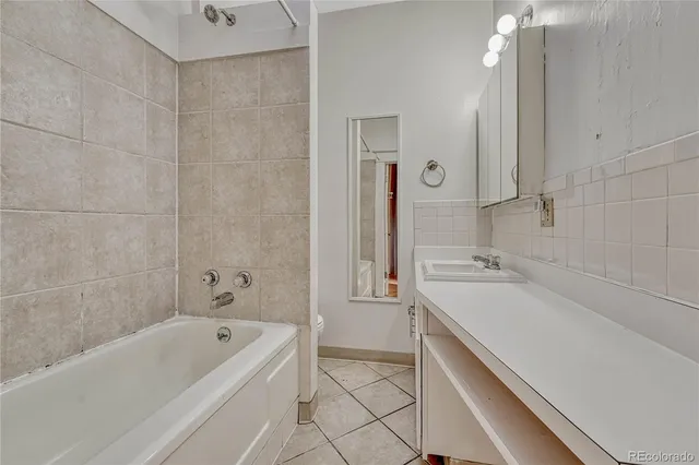 a view of a room with rack on the wall