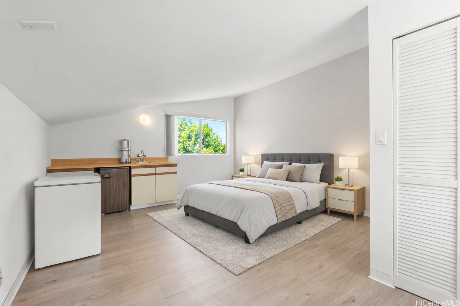 45-081 Lilipuna Road, Unit A Kaneohe, HI 96744 - Photo 11 of 21 Bedroom 4 with wet bar (upstairs)