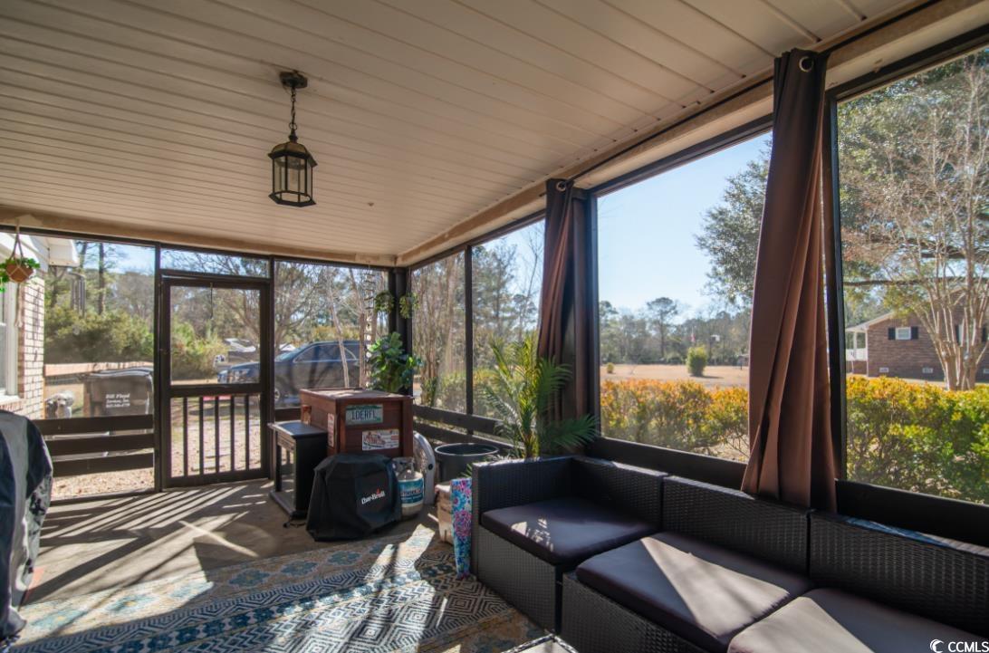 467 Harrelson Road Georgetown, SC 29440 - Photo 18 of 40 View of unfurnished sunroom