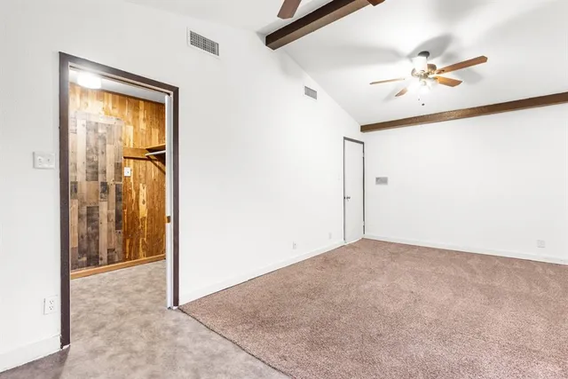 a view of a trees in a yard