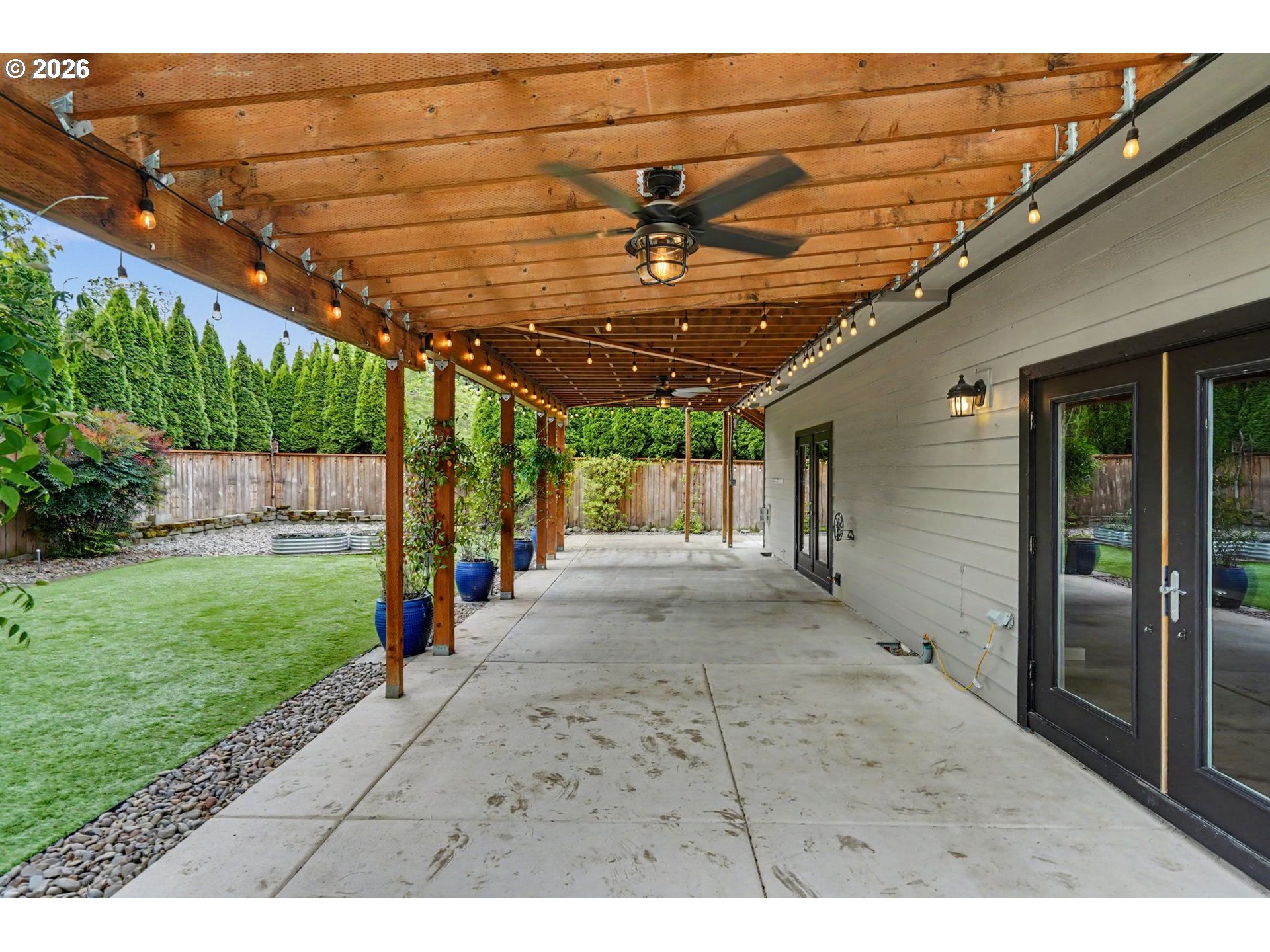 1462 Barnick Road Northeast Keizer, OR 97303 - Photo 45 of 48 a view of a backyard of the house