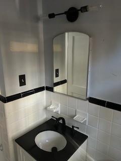 1529 North Columbia Place Decatur, GA 30032 - Photo 13 of 21 a bathroom with a sink and a mirror