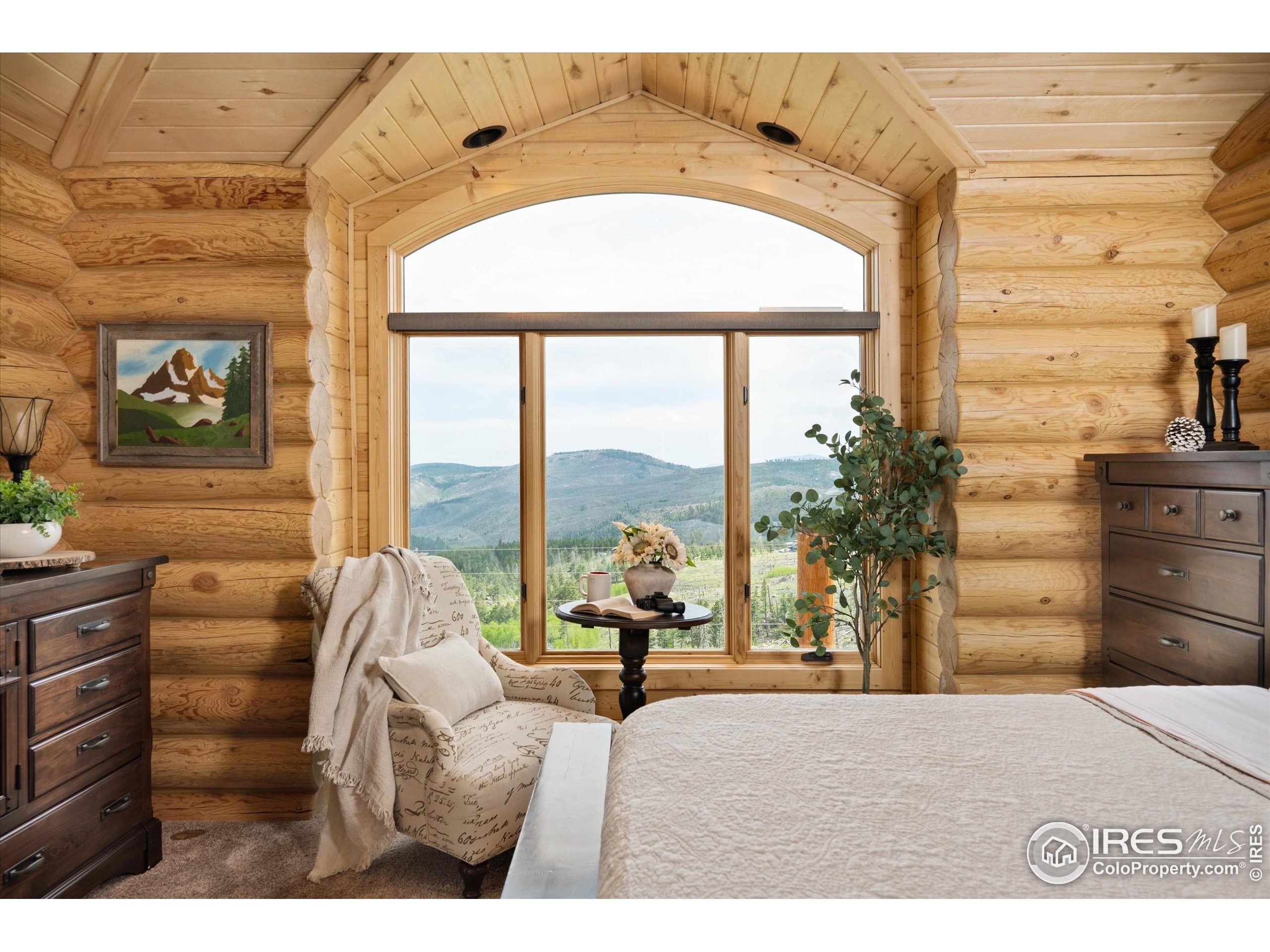4119 Davis Ranch Road Bellvue, CO 80512 - Photo 19 of 40 a living room with furniture and a large window
