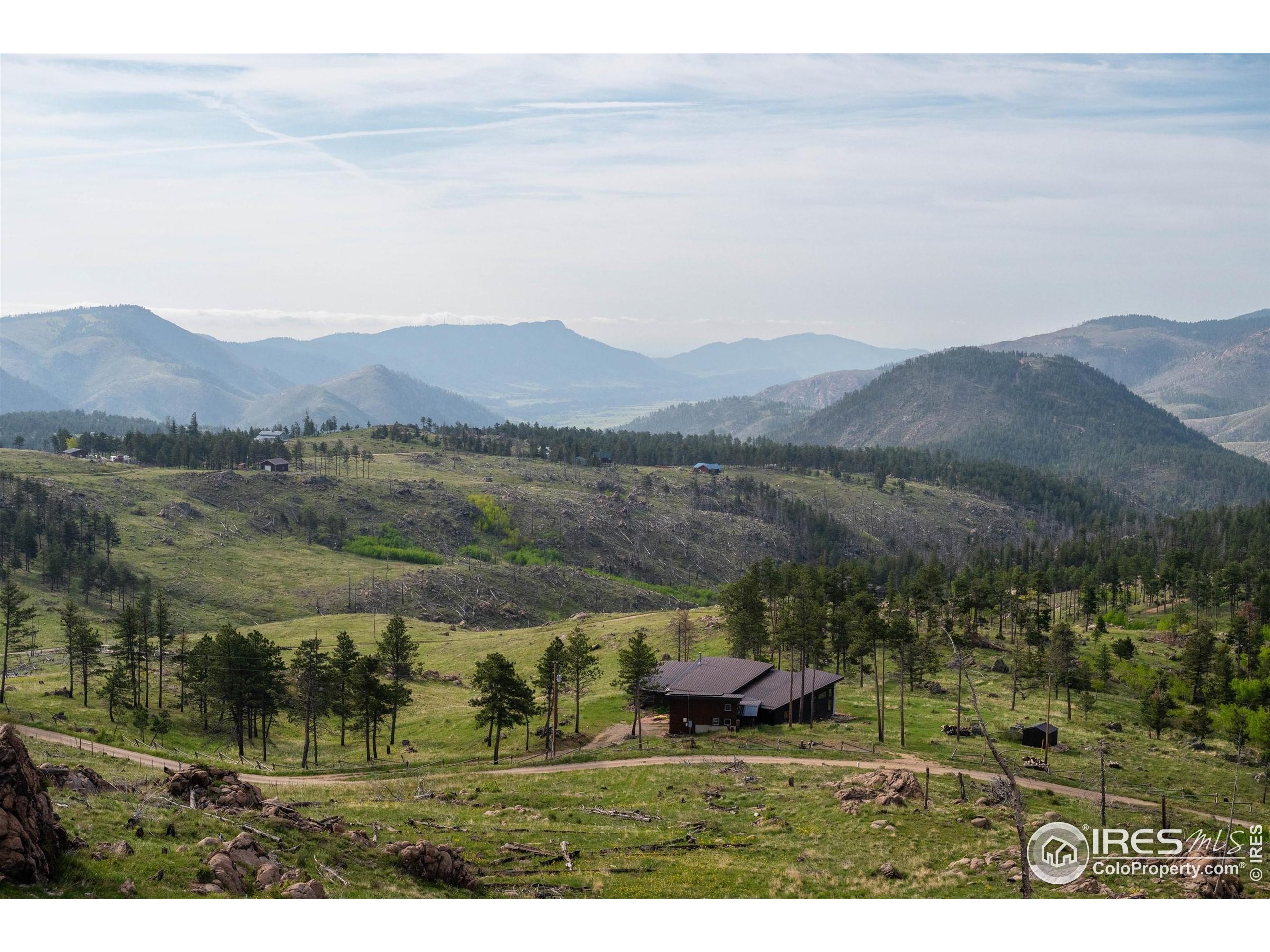 4119 Davis Ranch Road Bellvue, CO 80512 - Photo 29 of 40 a view of outdoor space and mountain view