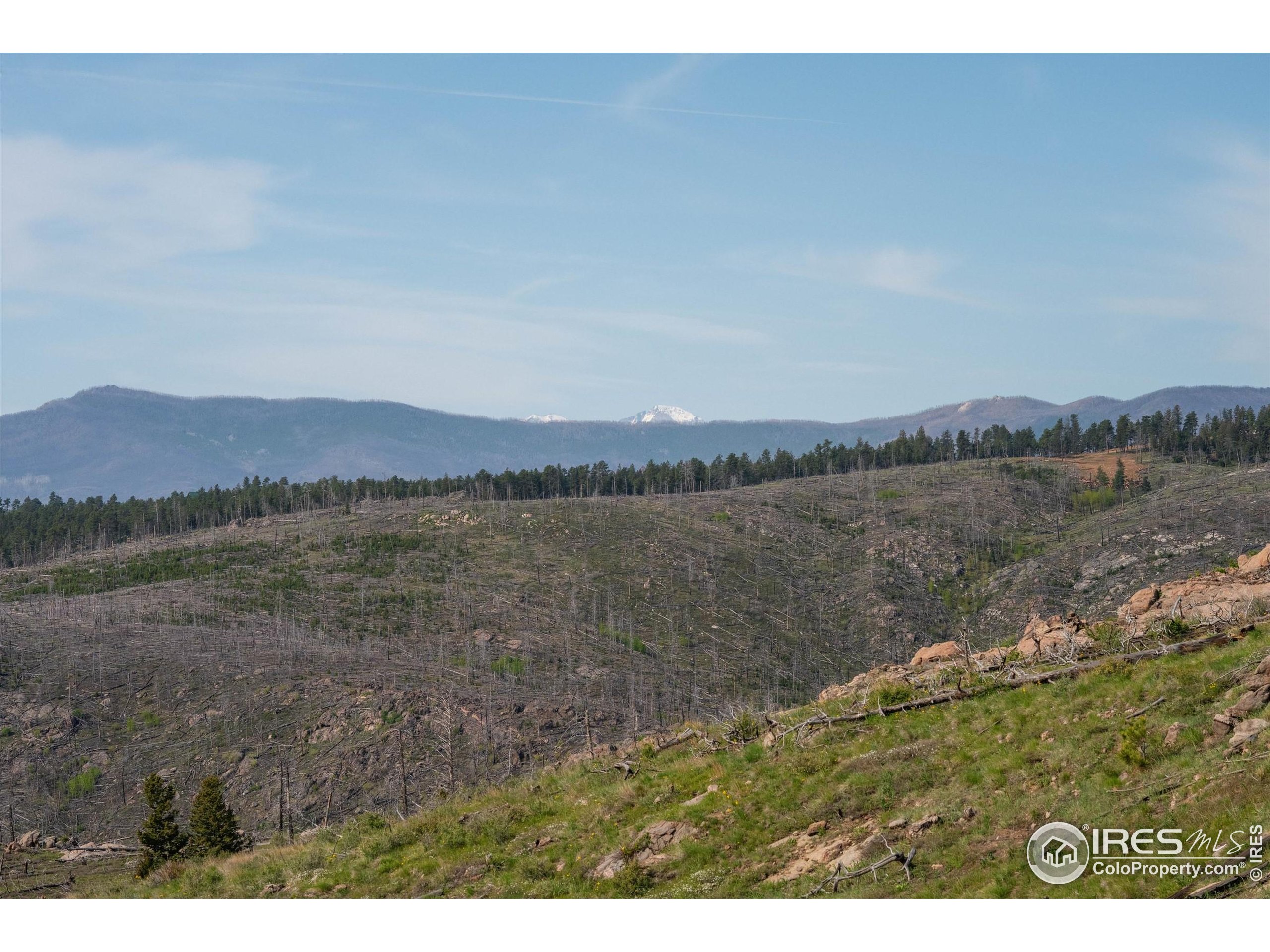 4119 Davis Ranch Road Bellvue, CO 80512 - Photo 40 of 40 a view of a lake with a mountain in the background