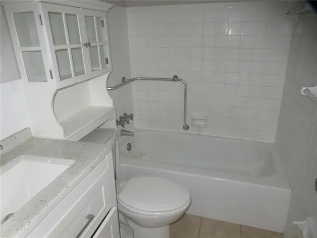 a view of a hallway with a small space