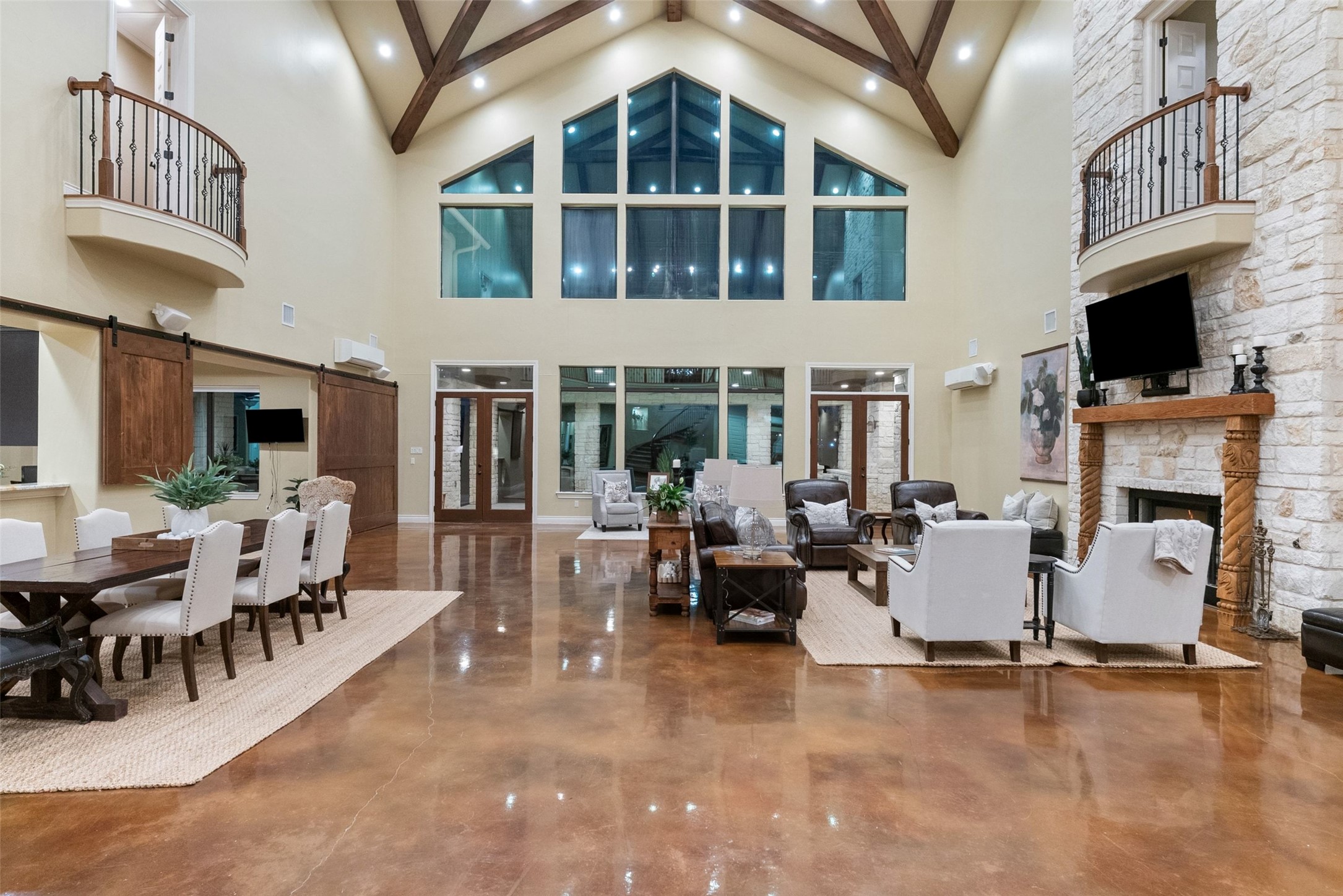 7220 Creek Road Dripping Springs, TX 78620 - Photo 5 of 40 Building lobby featuring recessed lighting and vaulted ceiling