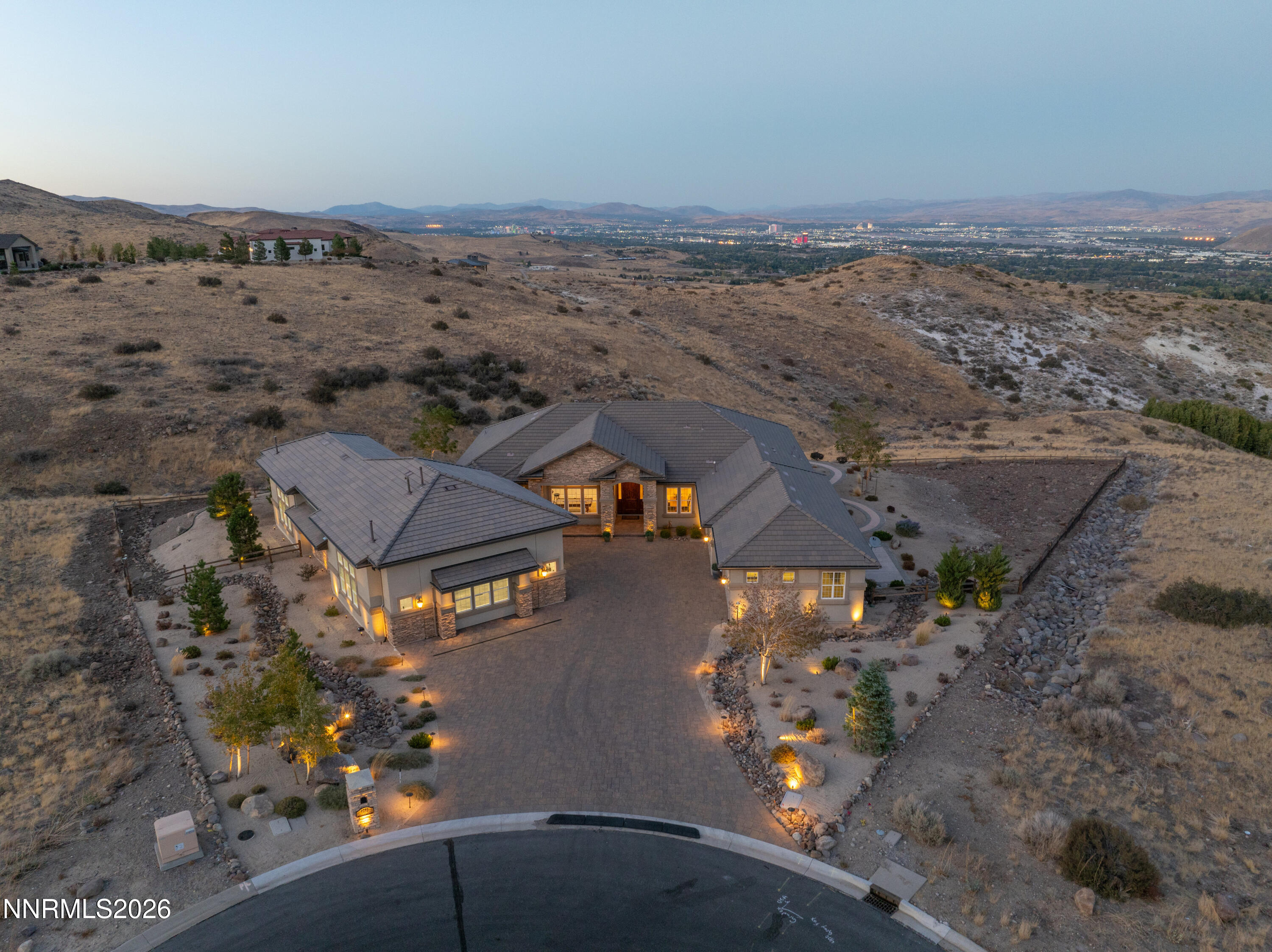 4095 Gray Fox Court Reno, NV 89511 - Photo 55 of 58 hidden-065_4095_gray_fox_twilight_drone-