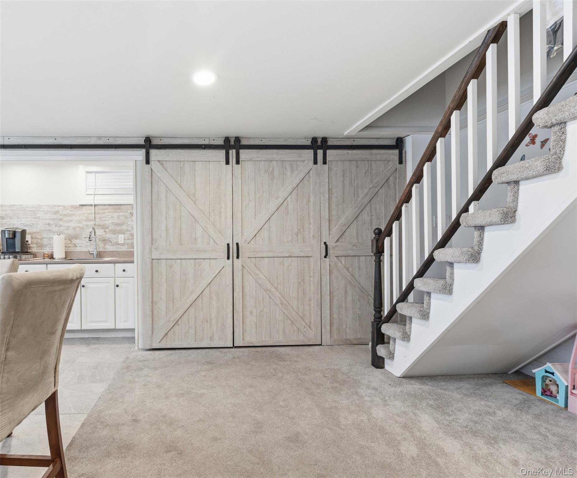 39 Benjamin Road Mahopac, NY 10541 - Photo 24 of 39 Setup possibility, Laundry is Behind the sliding barn doors!