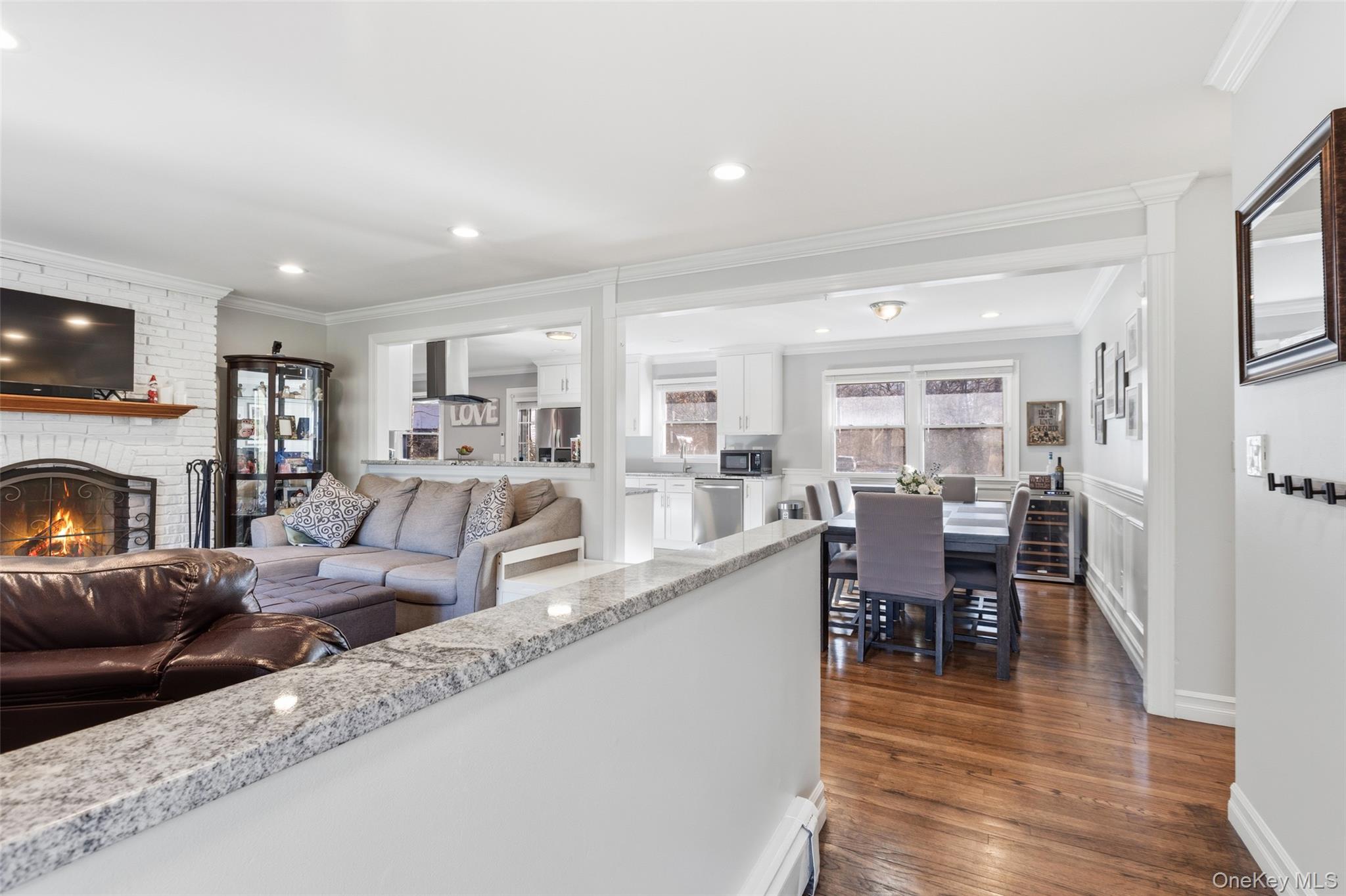 39 Benjamin Road Mahopac, NY 10541 - Photo 37 of 39 Open Floor Plan:Living Rm w/Fireplace, Dining Rm, Kitchen & Family Rm