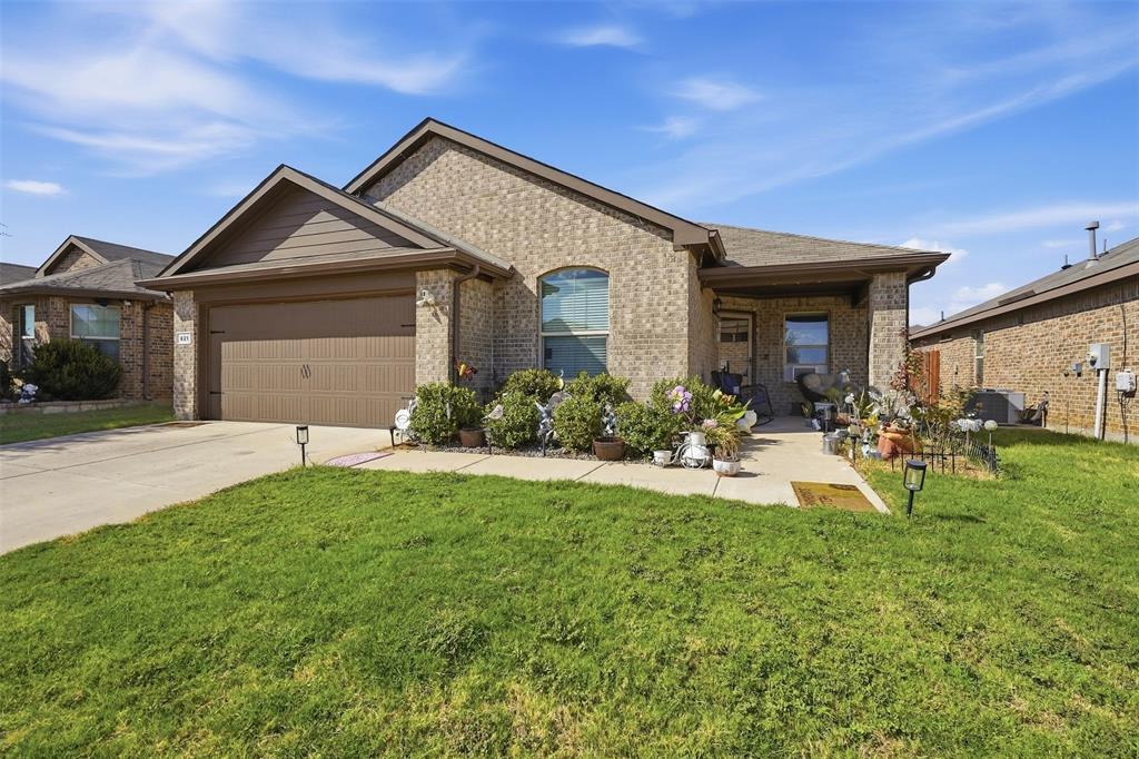 821 Rutherford Drive Crowley, TX 76036 - Photo 3 of 28 Entry way into home with landscaping