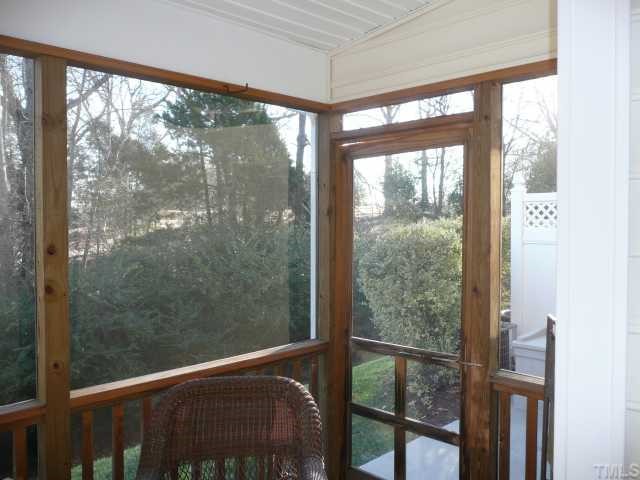2346 Putters Way Raleigh, NC 27614 - Photo 8 of 10 Screened-in porch, overlooks PRIVATE rear yard and 11th hole.