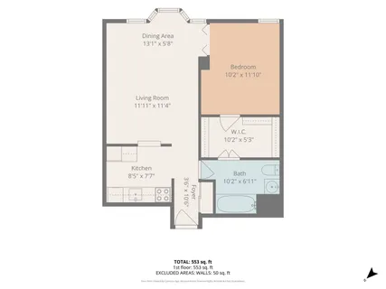 $2,237 | 55 West Chestnut Street, Unit 2106, Chicago, IL 60610