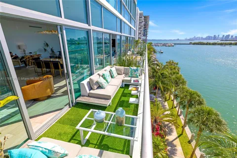 a view of an outdoor sitting area